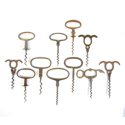 Lot 353 - Eleven corkscrews