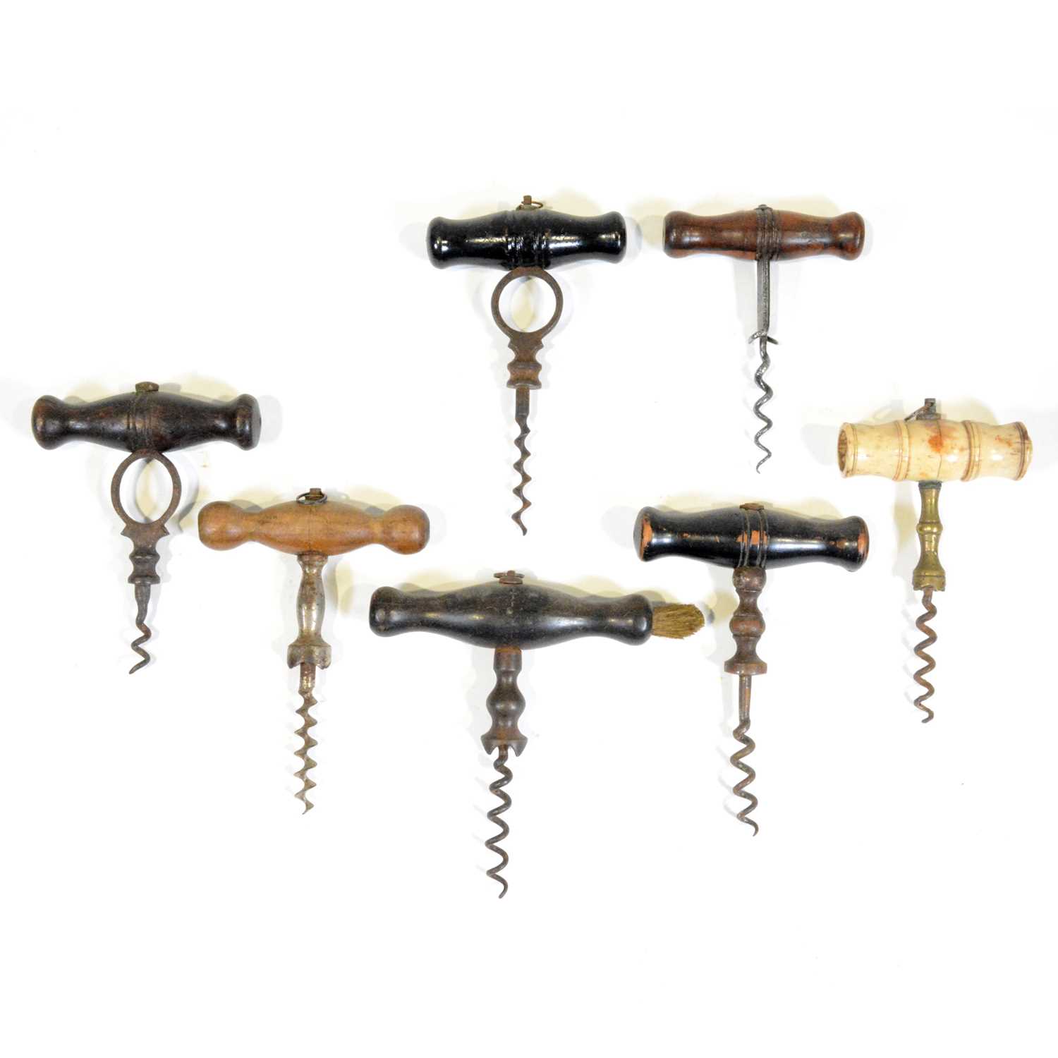 Lot 36 - Seven corkscrews