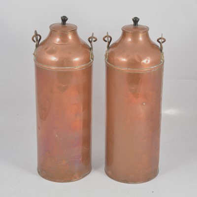 Lot 147 - Copper tea urn, etc.