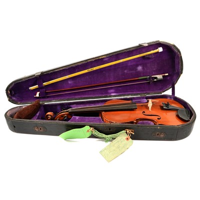 Lot 106 - Two violins