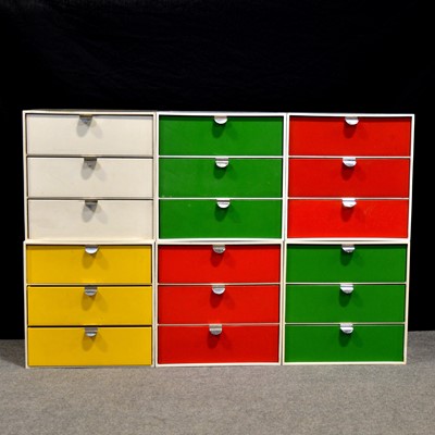 Lot 422 - Six Palaset stacking cubes