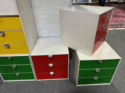 Lot 422 - Six Palaset stacking cubes