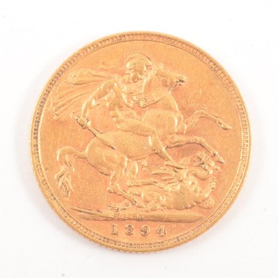 Lot 152 - A Gold Full Sovereign Coin.