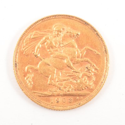 Lot 153 - A Gold Full Sovereign Coin.