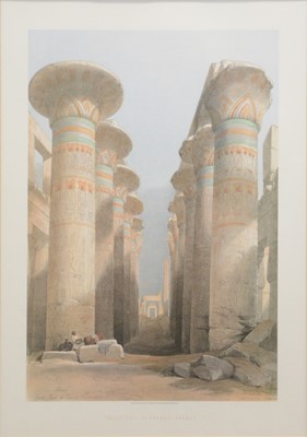 Lot 612 - After David Roberts, two architectural prints, etc.