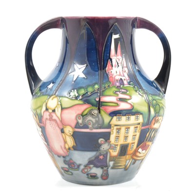 Lot 2 - Nicola Slaney for Moorcroft Pottery a twin-handled vase, 2008