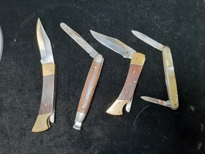 Lot 288 - A collection of penknives and fruit knives
