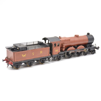 Lot 275 - Four battery powered scratch-built O gauge model railway locomotives with tenders