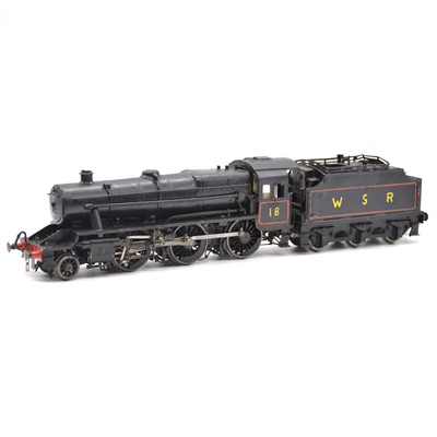 Lot 88 - A scratch-built O gauge locomotive and tender, 2-rail