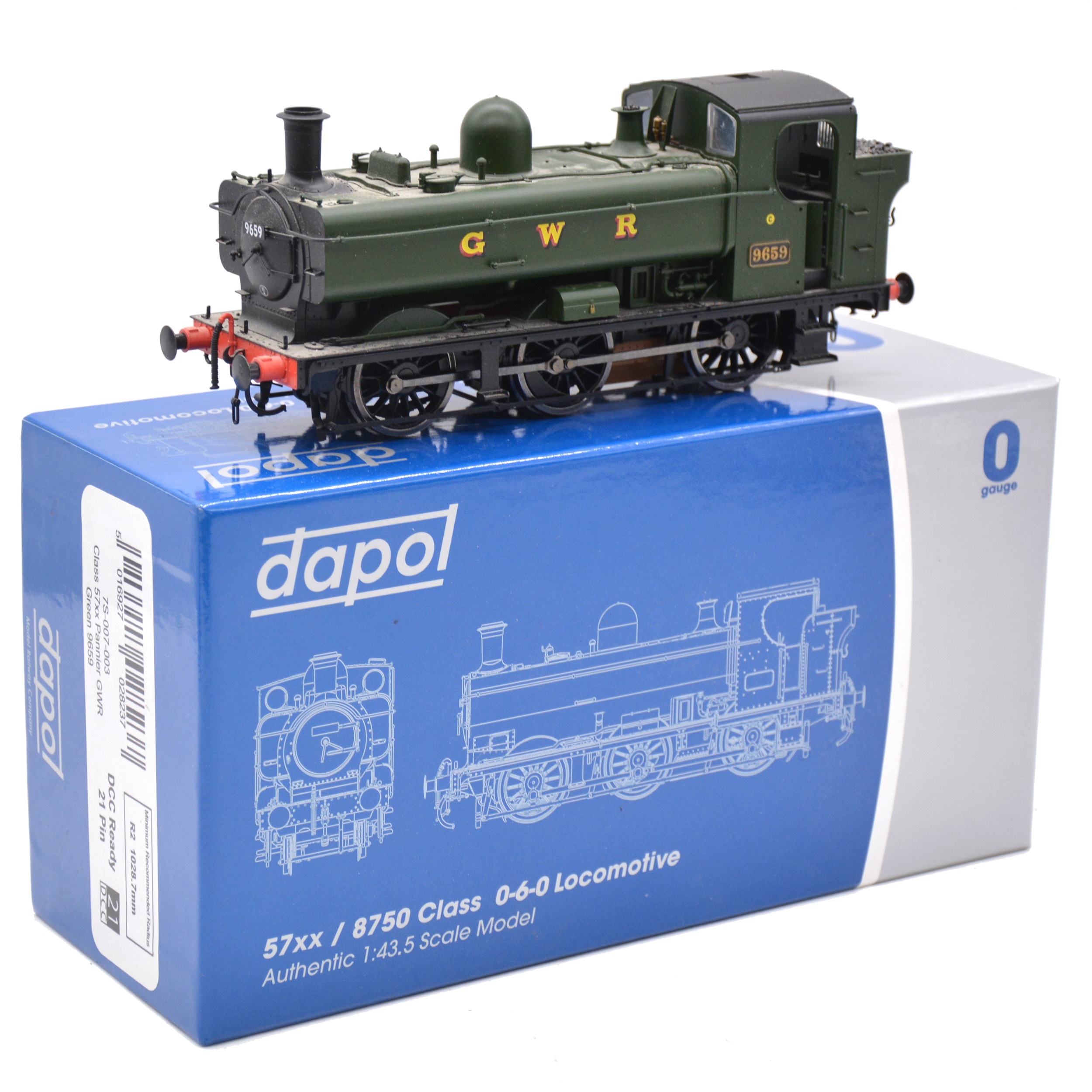 Lot 80 - Dapol O gauge model railway locomotive, Class