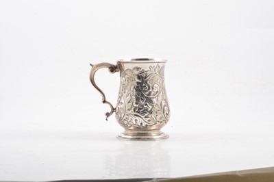 Lot 244 - A George III silver tankard Samuel Whitford I.