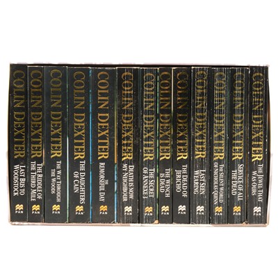 Lot 121 - Cricket Interest - three boxes of books, Inspector Morse, The Complete Collection.