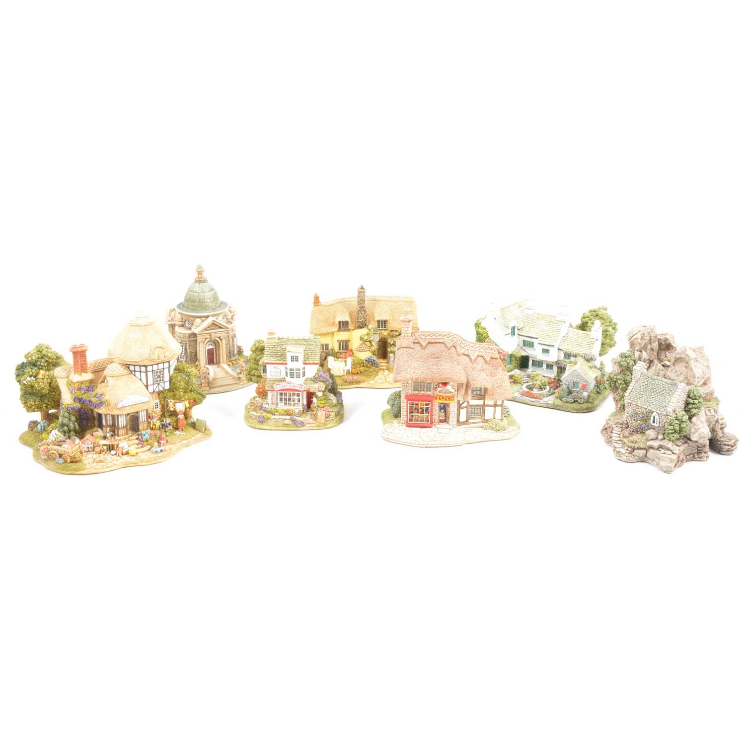 Lot 50 - Two boxes of Lilliput Lane models