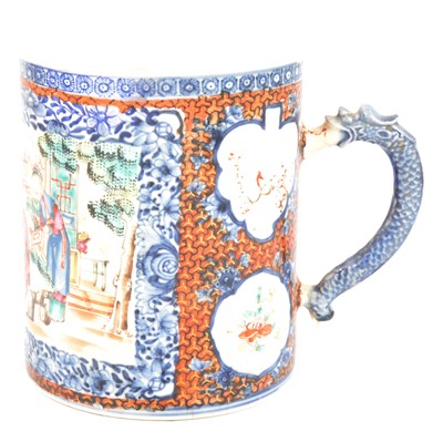 Lot 32 - Chinese porcelain tankard