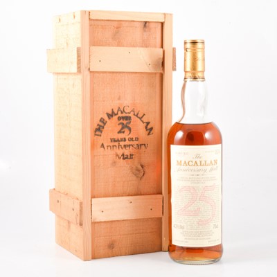 Lot 458 - Macallan 1962, 25 year old anniversary malt