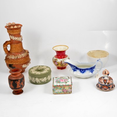 Lot 82 - Two boxes of assorted ceramics