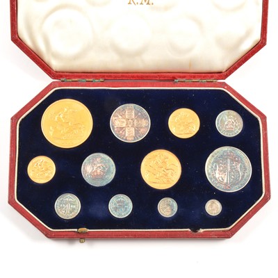 Lot 147 - A cased 1911 Specimen Coin Long Set.