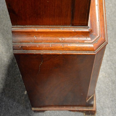 Lot 446 - Mahogany longcase clock, Barry, Bolton