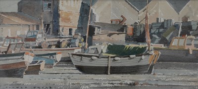 Lot 464 - Donald Greig, Harbour scene