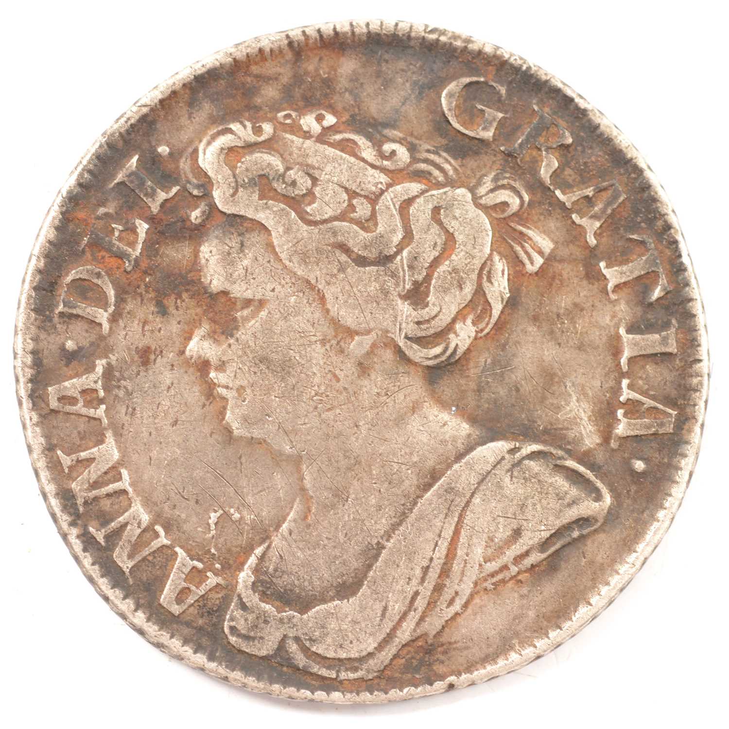 Lot 283 - Queen Anne shilling, 1711.