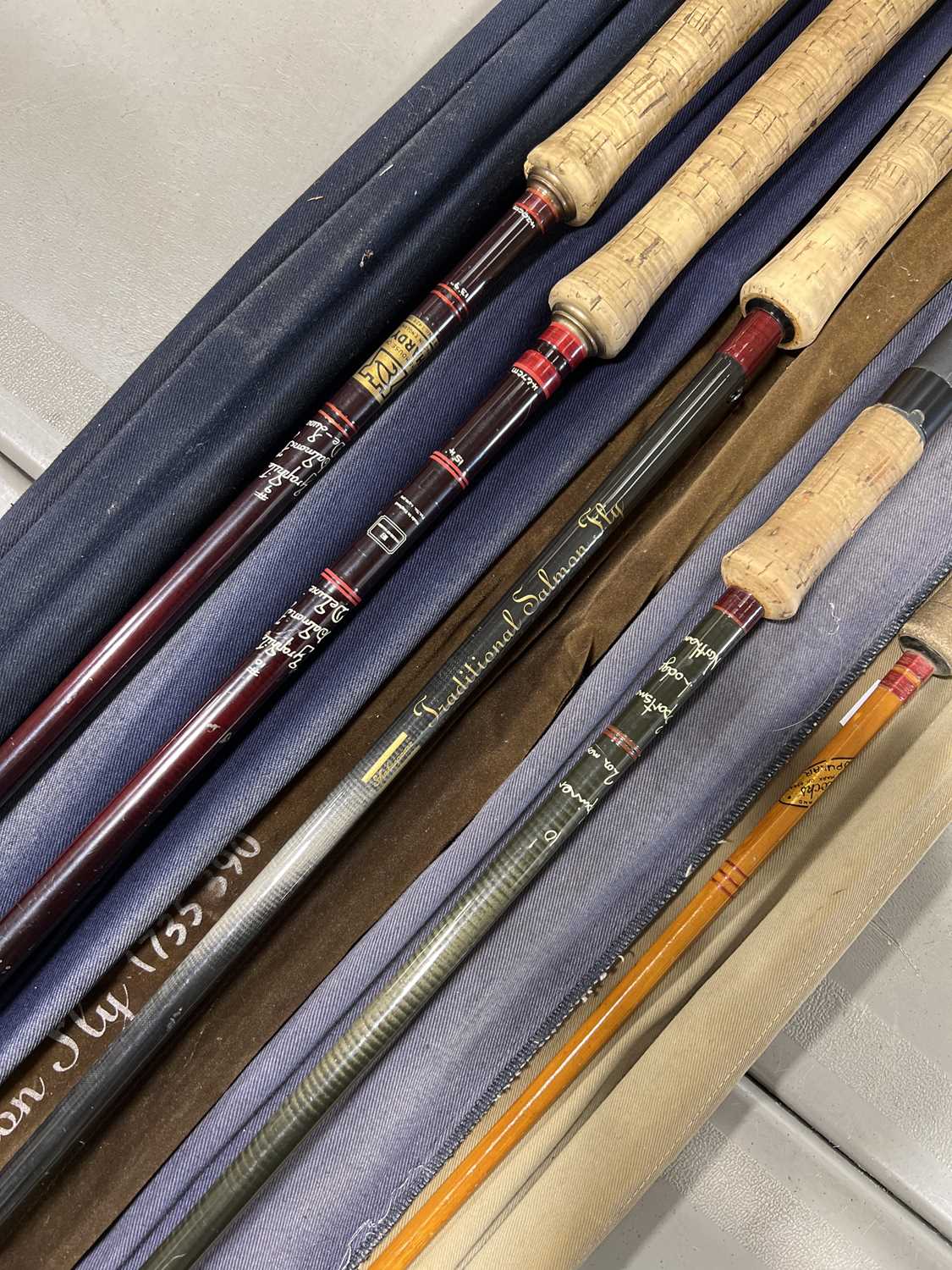 Lot 174 Two Hardy Graphite Salmon Fishing Rods And Lot 174 Two Hardy Graphite Salmon Fishing Rods And