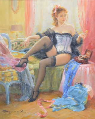 Lot 337 - Konstantin Razumov, Boudoir interior