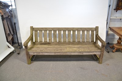 Lot 502 - Teak garden bench