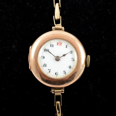 Lot 377 - Rolex - A lady's vintage wristwatch.