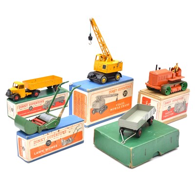 Lot 4 - Dinky Toys die-cast models, five boxed examples.