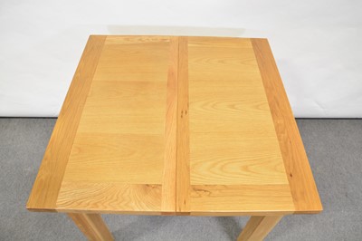 Lot 709 - Modern light oak kitchen table