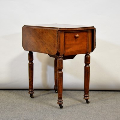 Lot 673 - Victorian mahogany work table