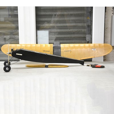 Lot 504 - Black Hummel vintage model aircraft