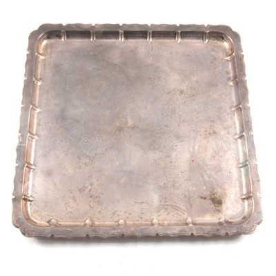 Lot 203 - Silver tray