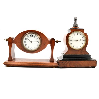 Lot 163A - A Buren mantel clock; and a Brevete mantel clock