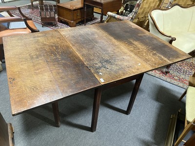 Lot 764 - Georgian oak dining table