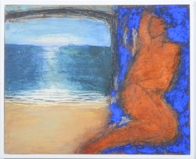 Lot 614 - John Emanuel, Nude by the sea