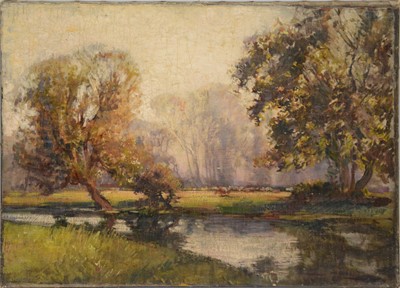 Lot 501 - Sunderland Rollinson, River landscape