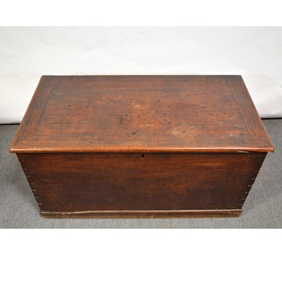 Lot 435 - Victorian mahogany blanket box