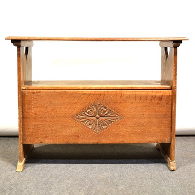 Lot 428 - Oak monks bench