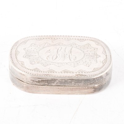 Lot 283 - George III silver vinaigrette