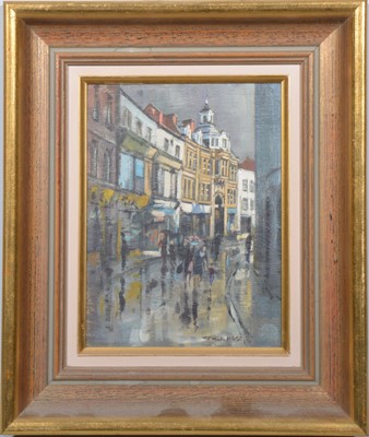 Lot 322 - Robert King, Rainy Day in Leicester