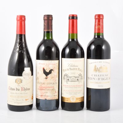 Lot 91 - Four assorted bottles of French vintage wine