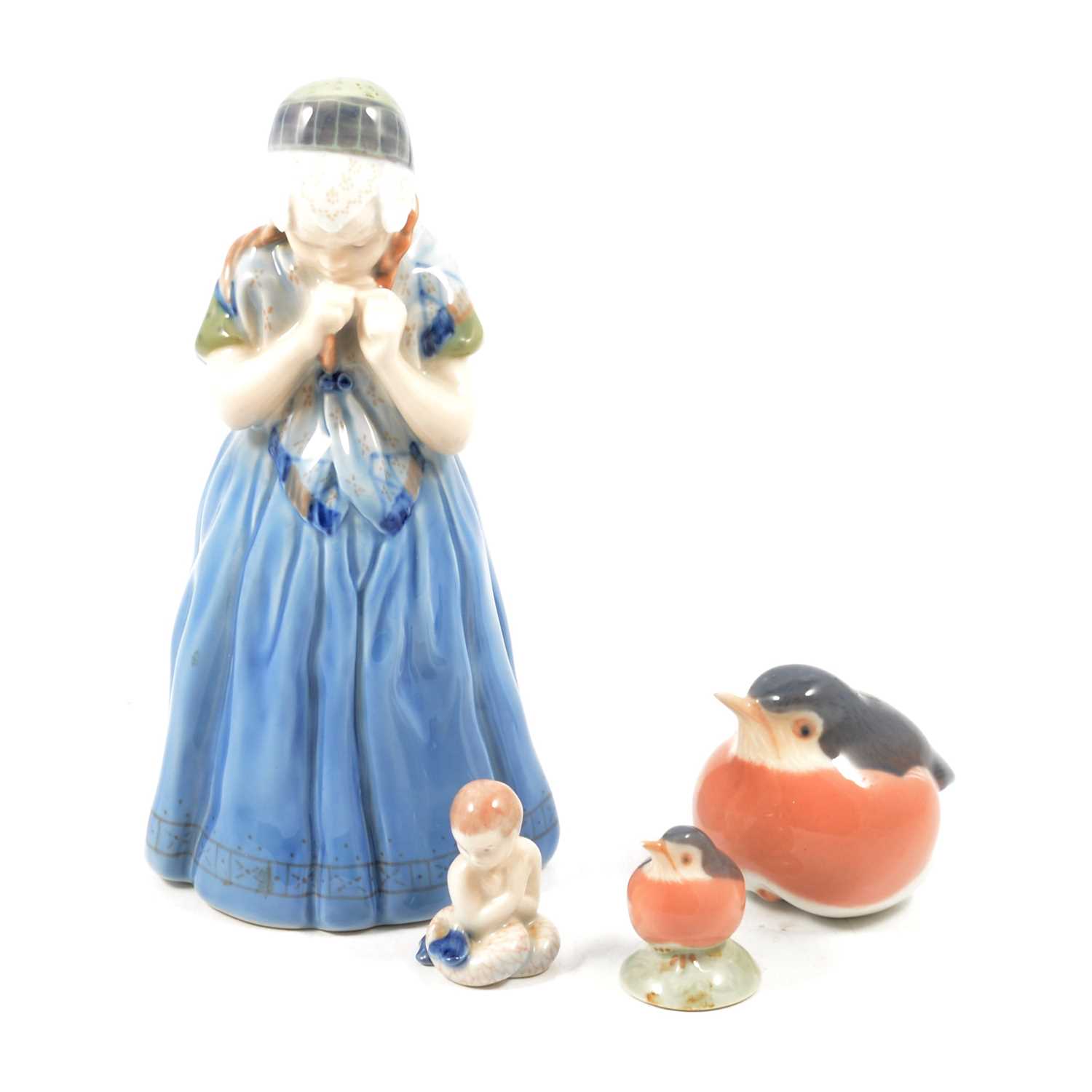 Lot 10 - Four Royal Copenhagen figurines.