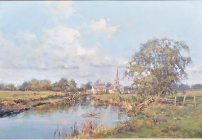 Lot 361 - David Hyde, Northamptonshire landscape