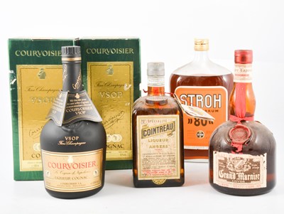 Lot 120 - Selection of spirits and liqueurs, mostly 1950s/60s bottlings