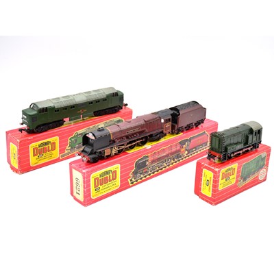 Lot 199 - Three Hornby Dublo OO gauge model railway locomotives