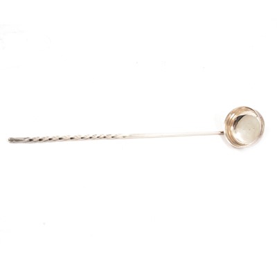 Lot 438 - Scottish silver toddy ladle