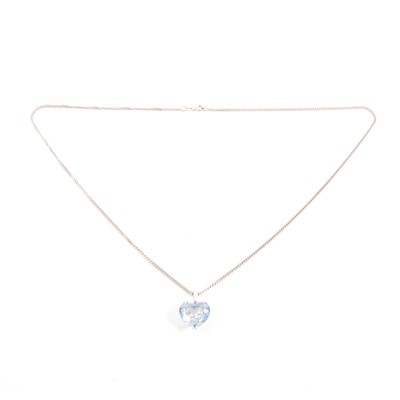 Lot 226A - Chopard - a diamond heart pendant from the "So Happy" range.
