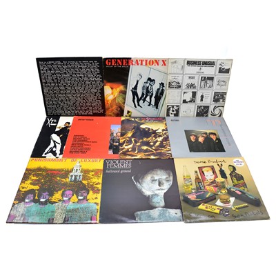 Lot 155 - Nineteen LP vinyl music records mostly Punk and New Wave