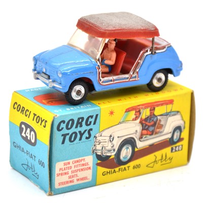 Lot 49 - Corgi Toys die-cast model ref 240 Ghia-Fiat 600